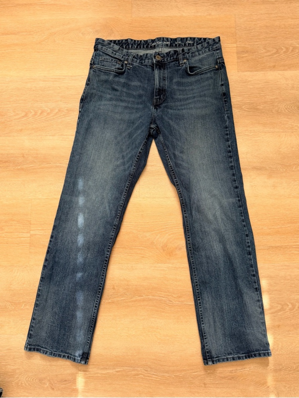 Calvin Klein Jeans Straight Leg Denim Men’s 36x32 Cotton Classic Fit Casual